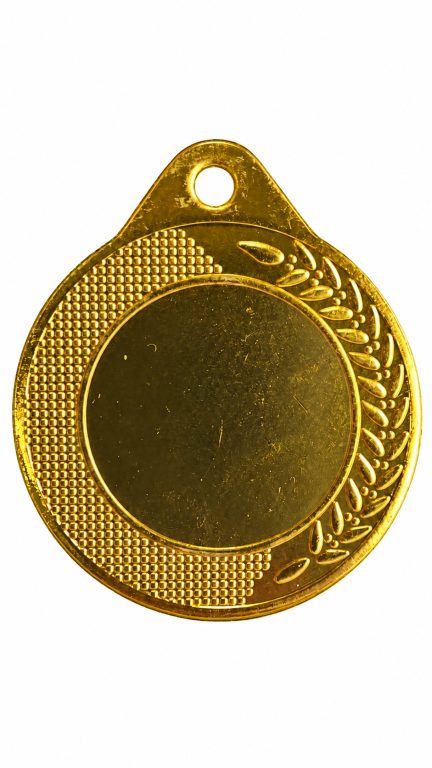 MEDALLA 4 CM COLOR ORO