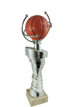 TROFÉU DE BASQUETEBOL COM BOLA, 33 cm