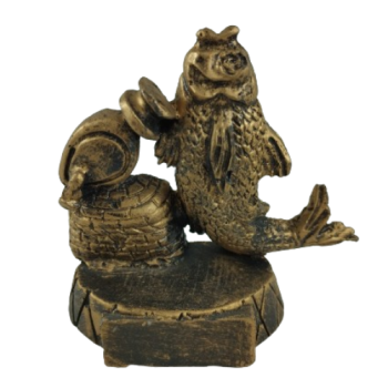 Trofeo pez dorado , 10 cm