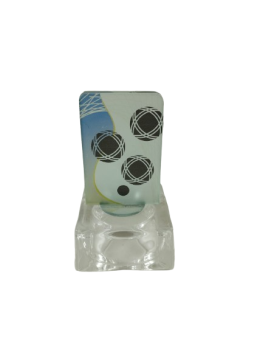 Troféu de petanca de cristal, 15 cm