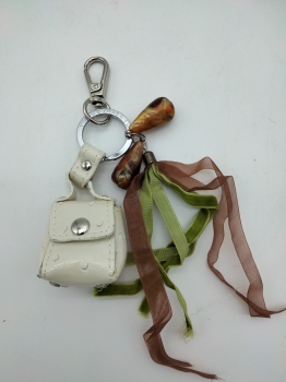 LLAVERO BOLSO BLANCO LLAVERO BOLSO BLANCO