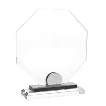 TROFEO CRISTAL CAJA REGALO, 16*16*1 cm