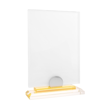 TROFEO CRISTAL SUBLIMACION CAJA R, 16*12*0,8 cm