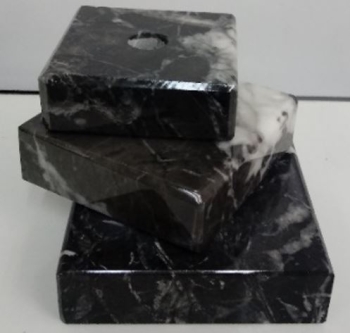 PEANA MARMOL NEGRO, 7,3*2 cm PEANA MARMOL NEGRO