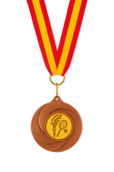 MEDALLA UNIVERSAL COLOR BRONCE 