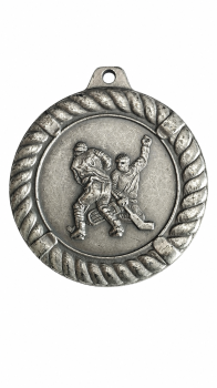 MEDALLA HOCKEY PLATA, 5 cm