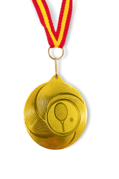 MEDALLA UNIVERSAL COLOR ORO 