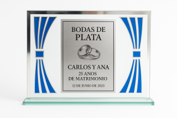 CRISTAL PARA SUBLIMACION , 21 cm