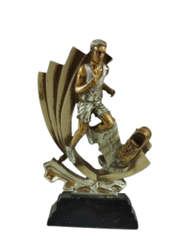 Troféu de futebol com sapato, 12 cm