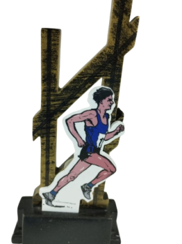 Troféu de corredor de futebol, 16.5 cm