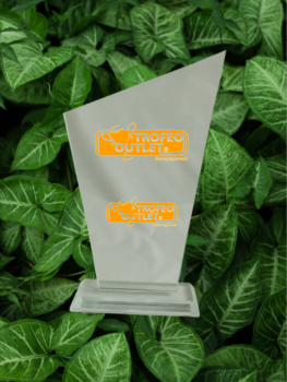 Oferta de outlet de troféus de cristal para gravação apenas 1 unidade, 26.5 cm