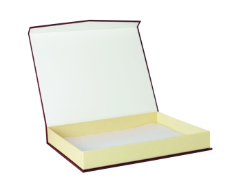 Estuche placa de homenaje en oferta / imagen estuche outlet abierto.