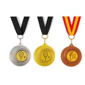 MEDALLA UNIVERSAL COLOR PLATA