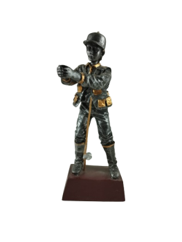 Troféu de pesca de pescador, 22,5 cm