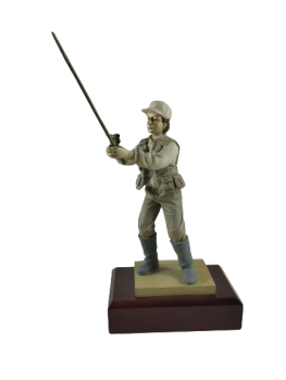 Gray fisherman trophy, 20.5 cm