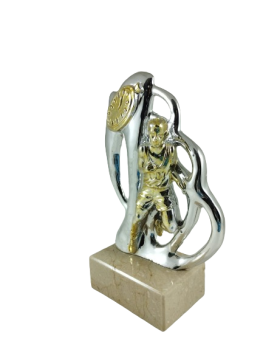 Trofeo corredor con reloj, 18 cm