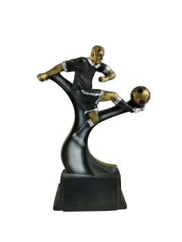 Trofeo jugador de futbol patada, 19.5 cm