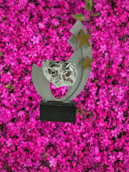 Trofeo teatro con mascaras , 14.5 cm