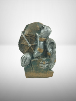 Troféu de ciclismo com sapatos e capacete, 17.5 cm