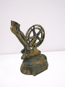 Trofeo para ciclista con cadena , 11.5 cm