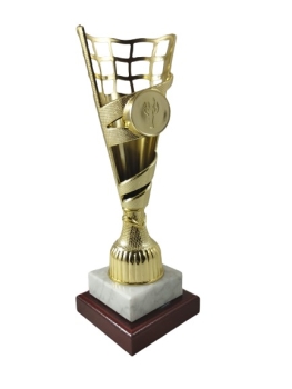Taça de ouro para motivo, 23 cm