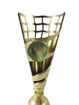 Taça de ouro para motivo, 23 cm