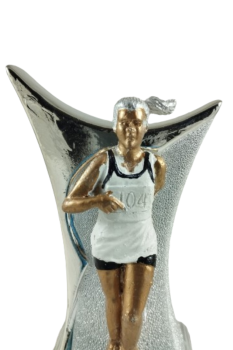 Troféu de corredor com camiseta de corredor, 18 cm