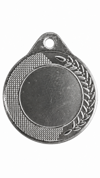 MEDALLA 4 CM COLOR PLATA, 5 cm
