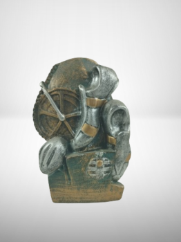 Troféu de ciclismo com sapatos e capacete, 17.5 cm