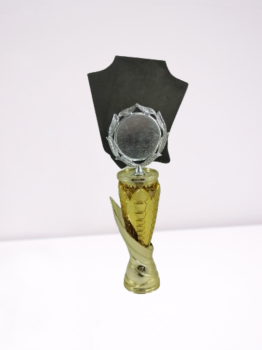 Troféu Palomo para crachá e gravação personalizada, 31 cm