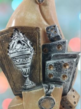 Trofeo cartas con forma de jarron , 15.5 cm