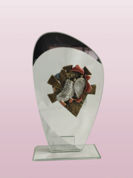 troféu de atletismo de cristal, 20 cm