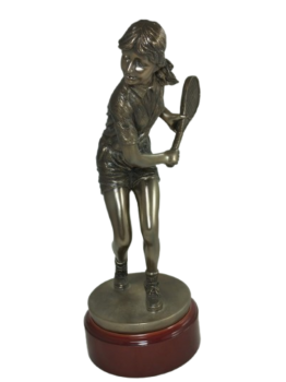 TROFEO CHICA TENIS ECONOMICO SOLO 4 UNIDADES , 31 cm