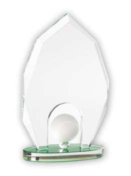 TROFEO CRISTAL MODELO “MIERES” TENIS , 22.5 cm