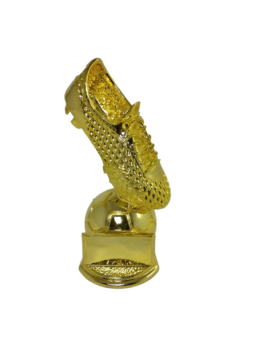 TROFEO DEPORTE MODELO “BOUÇA” FUTBOL DORADO , 20  cm