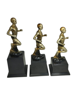TROFEO DEPORTIVO CORREDOR EN 3 TAMAÑOS , 24 cm