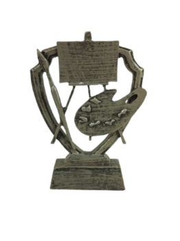 TROFEO PINTURA-PARTICIPACION EN OFERTA , 13.5 cm