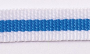 CINTA BLANCA/AZUL/BLANCA 2,2 cm, 2,2*80 cm
